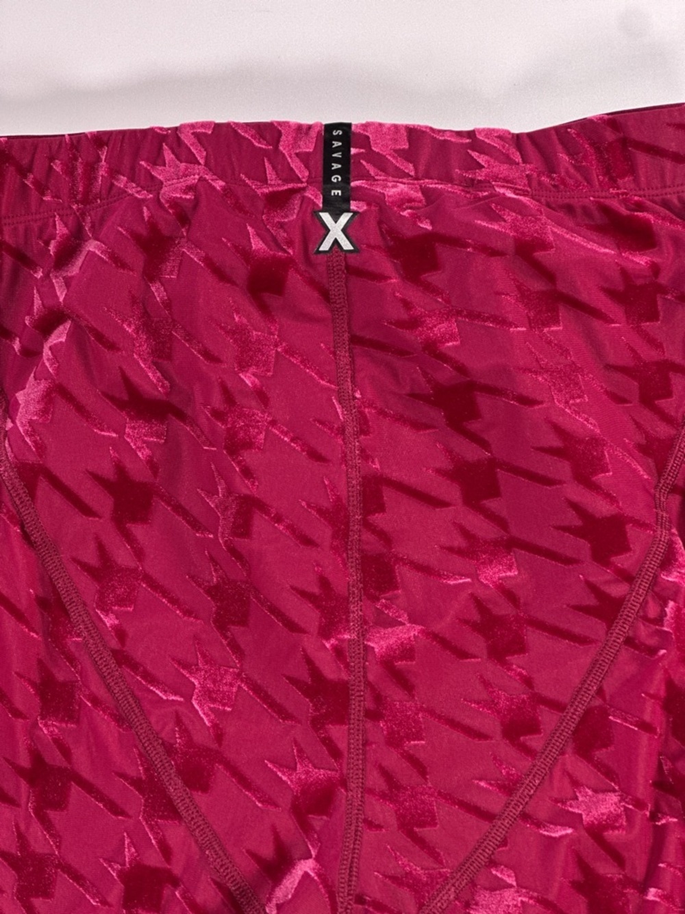 Savage X Fenty Women’s Leggings Houndstooth High Waist XL - Picture 10 of 14